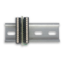 Universal DIN rail-mounted splitter