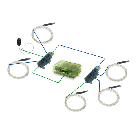 tBSm - RJ12 splitter (I2C/1-Wire)
