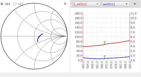868MHz antenna SMA flex 17cm