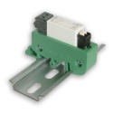 Relay board with RM85 relay 16 A, 24 V coil, with DIN rail mount
