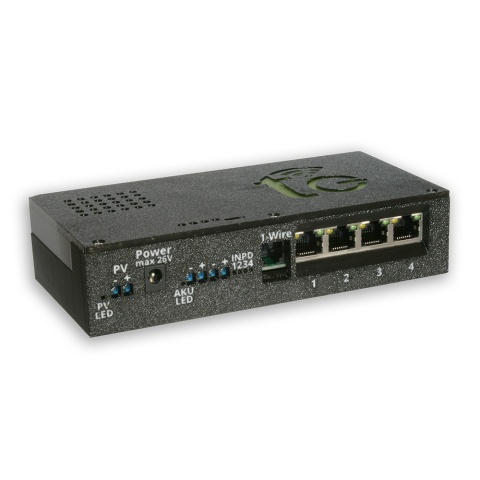 SWPE04PV01 - 4-port PoE switch with PV and battery operation