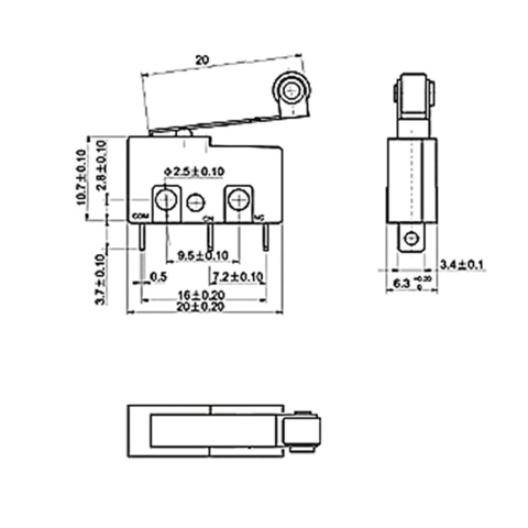 WK625 Mini Limit Switch
